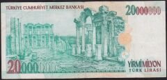 7.Emisyon 20 000 000 Lira J41 758933 Çok Temiz+